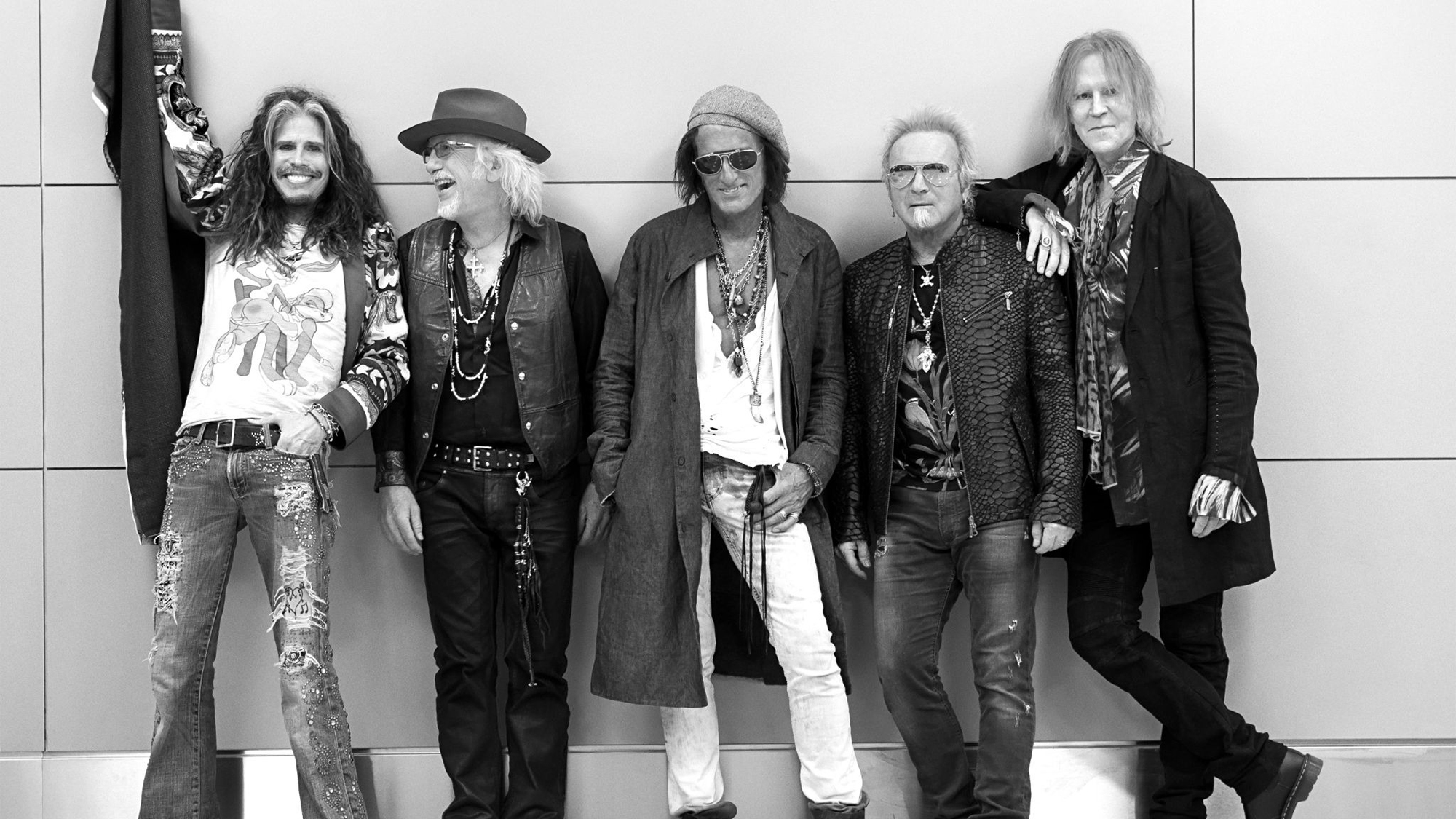 A promo photo for Aerosmith's California Dream On shows