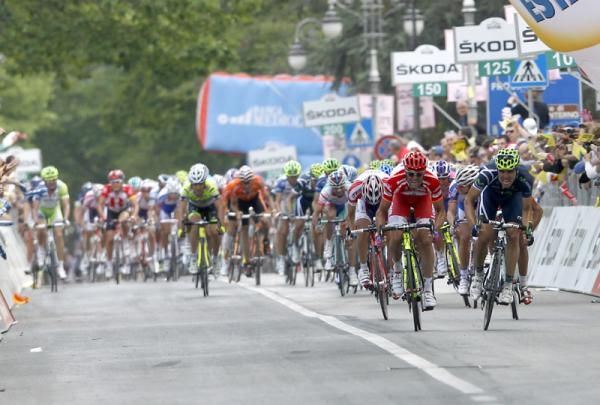The sprint finish