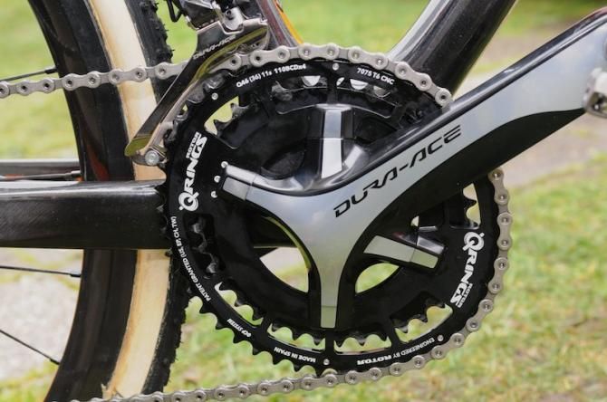 &hellip;and here it is at its highest point. On paper, introducing more possible means of unshipping a chain for cyclo cross racing seems unwise, but it clearly works