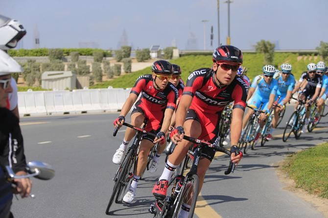 Team BMC takes a pull