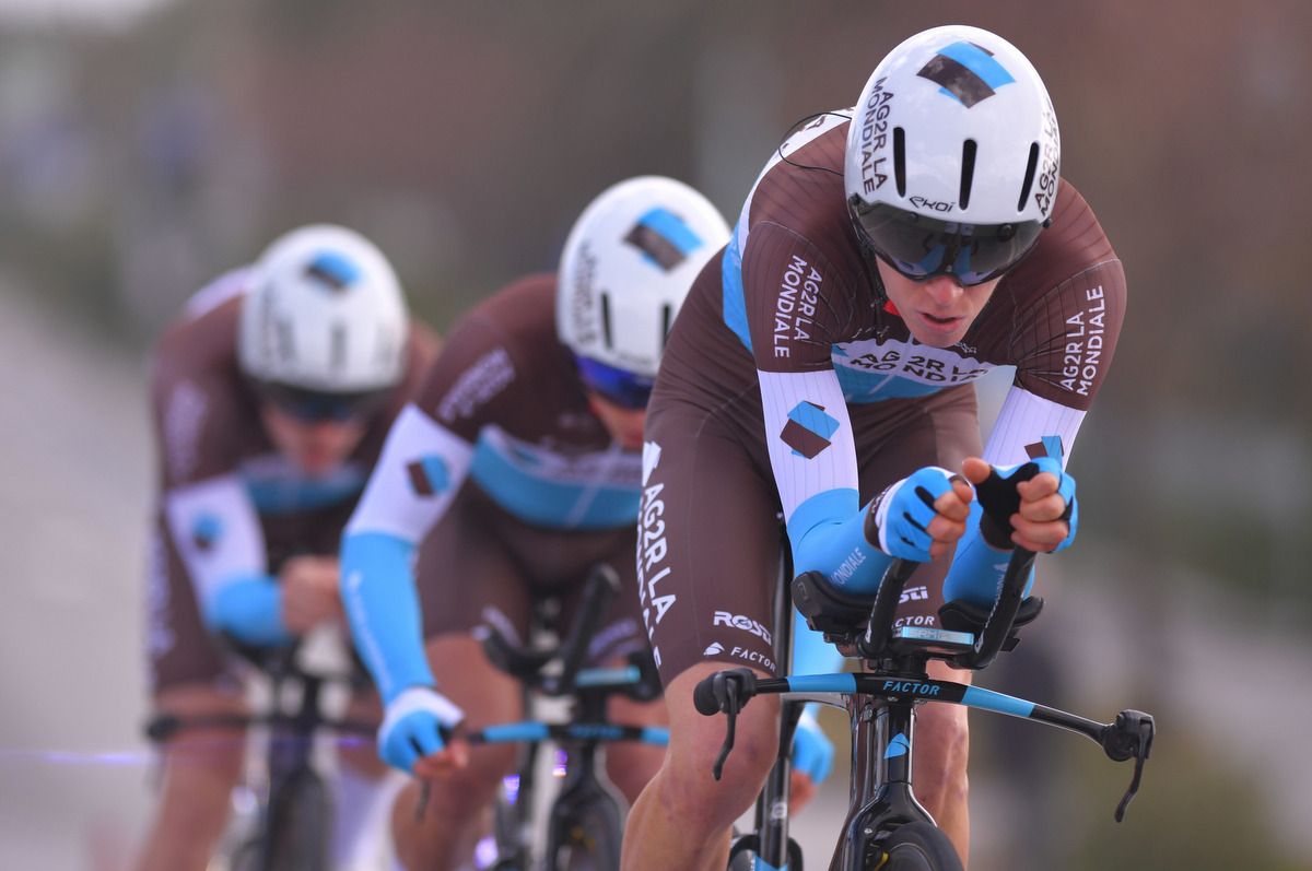 Romain Bardet leads the AG2R-La Mondiale team