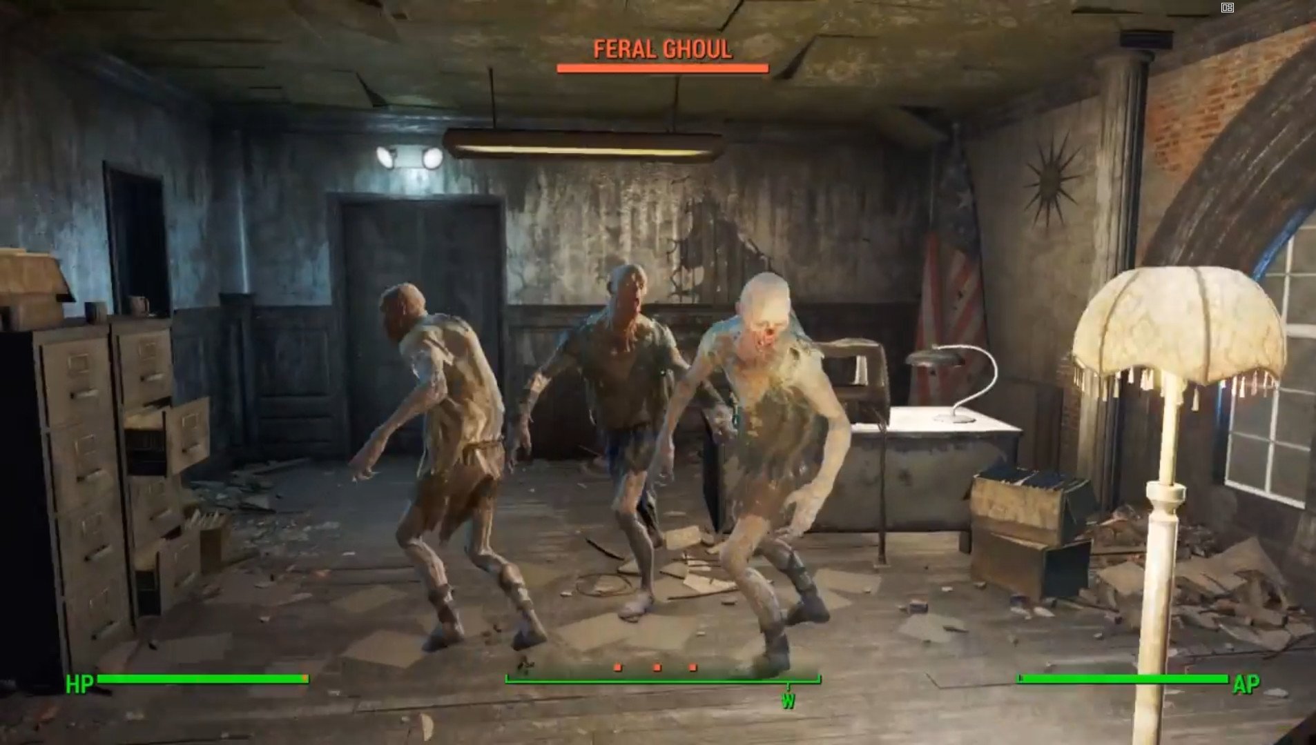 Ghouls Ferais em Fallout 4