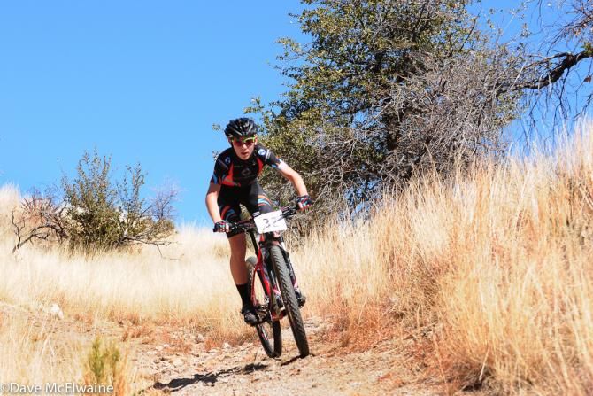 Clayton Stone on a mountainous descent