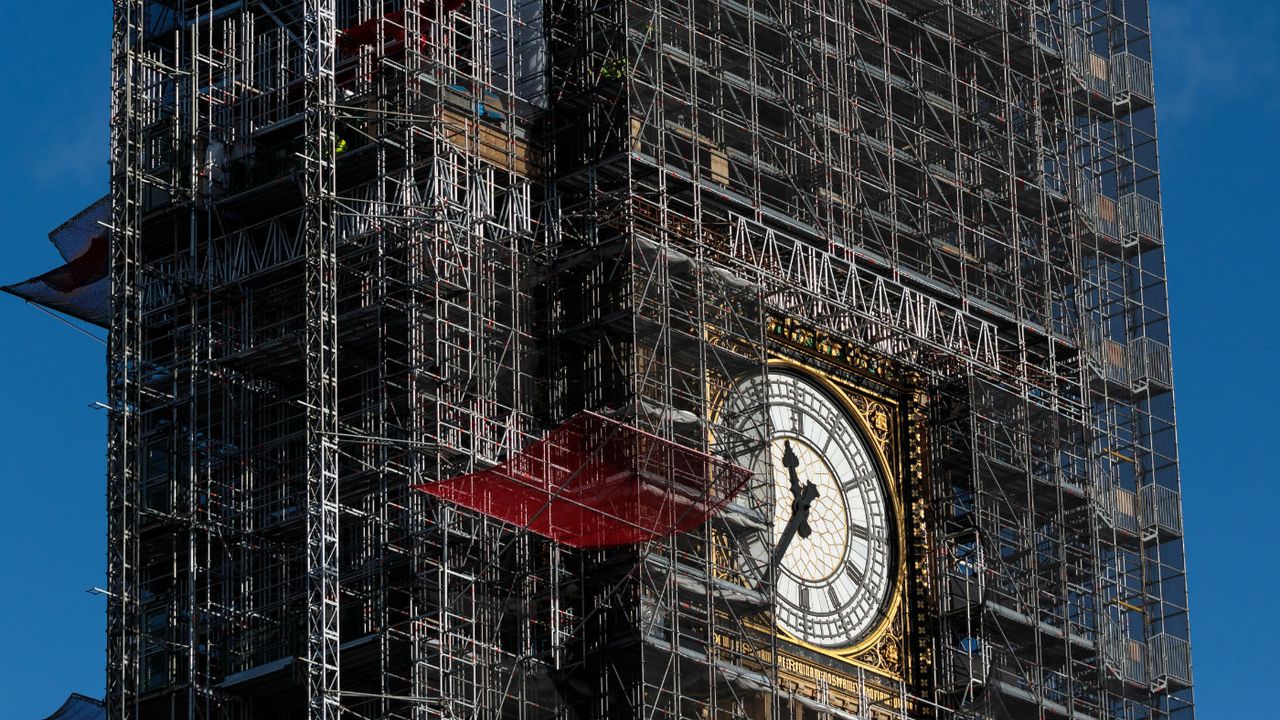 Big Ben under repair