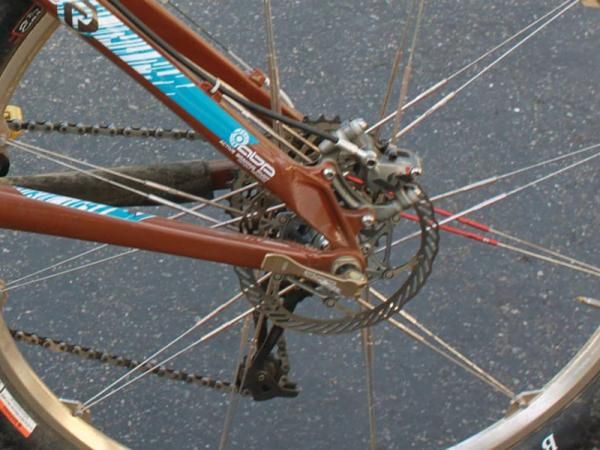 The concentric rear axle pivot of the ABP design.