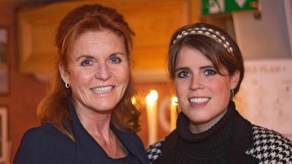 Sarah Ferguson, Duchess of York (L) and Princess Eugenie attend The Miles Frost Fund party at Bunga Bunga Covent Garden on June 27, 2017 in London, England