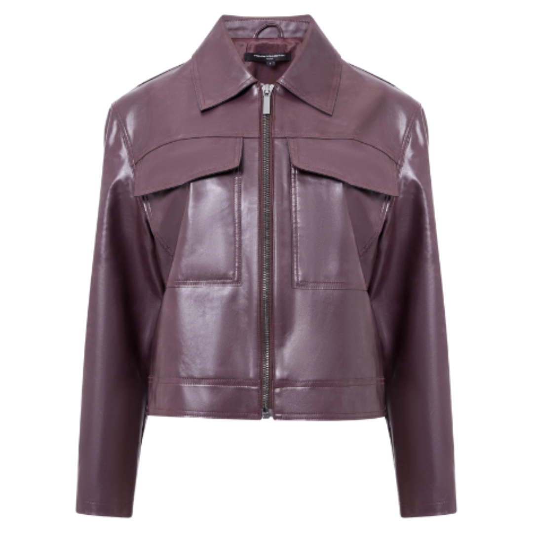 Kayleigh PU Bomber Jacket