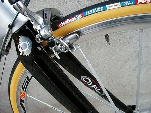 Challenge tires are handmade from the former Clement tire molds