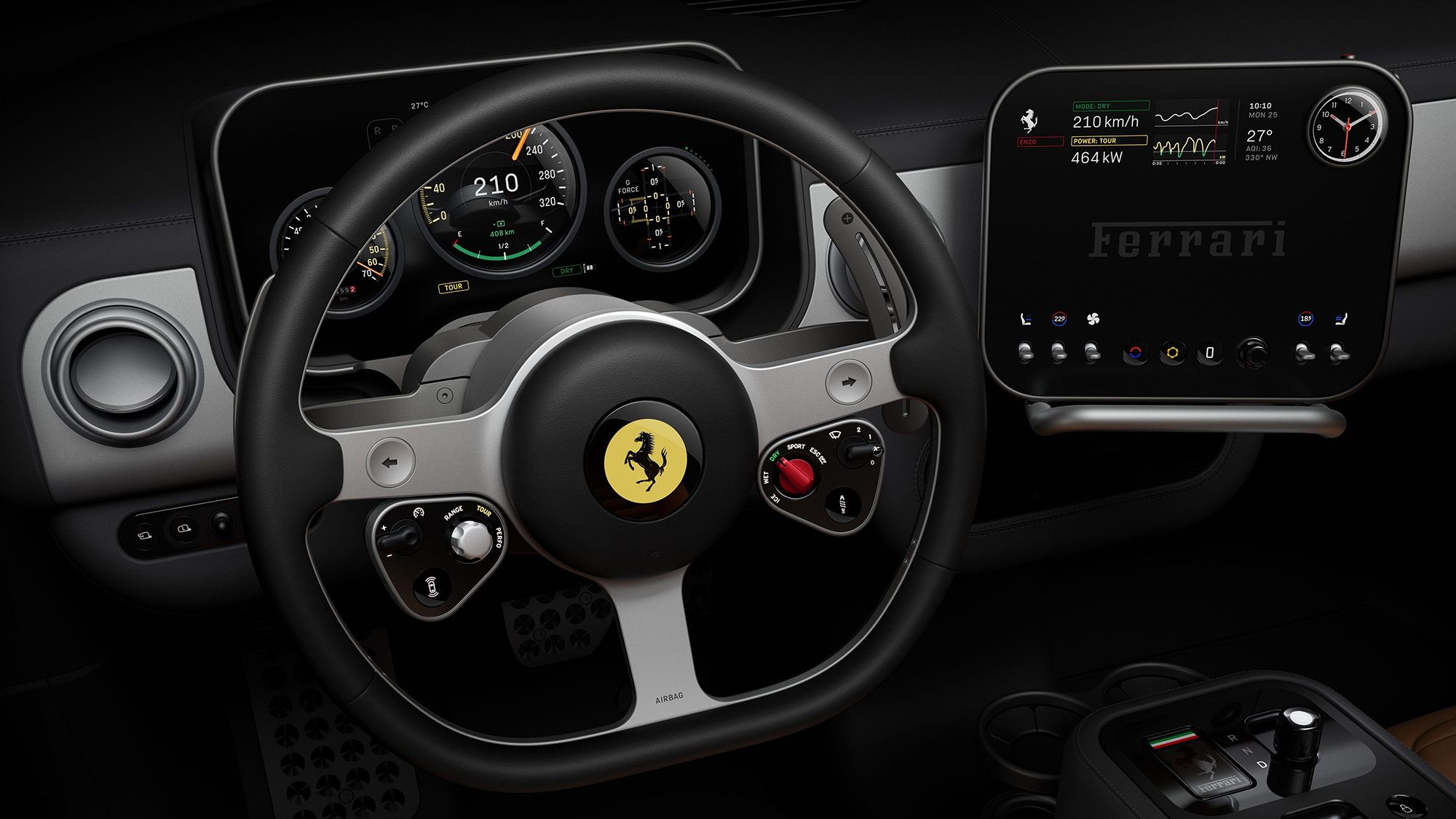 ‘That makes no sense to me at all’: Jony Ive rejects Tesla-style ‘giant iPads’ and reveals button-heavy Ferrari Luce cockpit