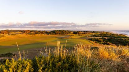 A view of the fifth hole at Bandon Dunes