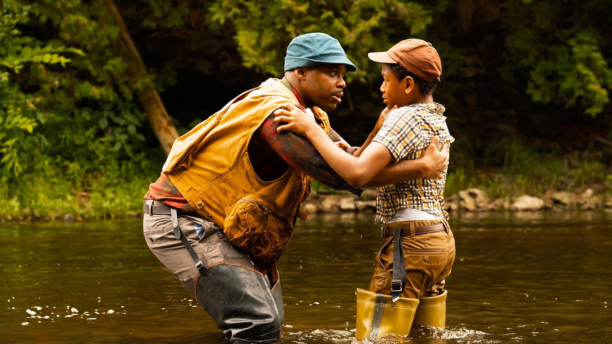 Jovan Adepo and Blake Cameron James in &quot;IT: Welcome to Derry&quot; show on HBO Max 