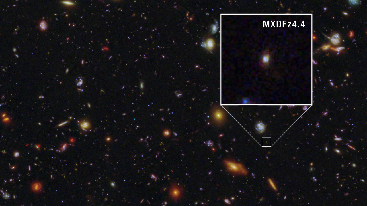 Hubble wykrył "niemożliwe" światło z galaktyki sprzed 13 mld lat