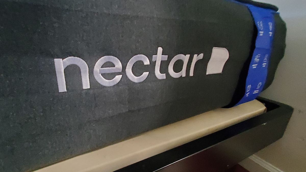 Nectar mattress expanding on bed frame