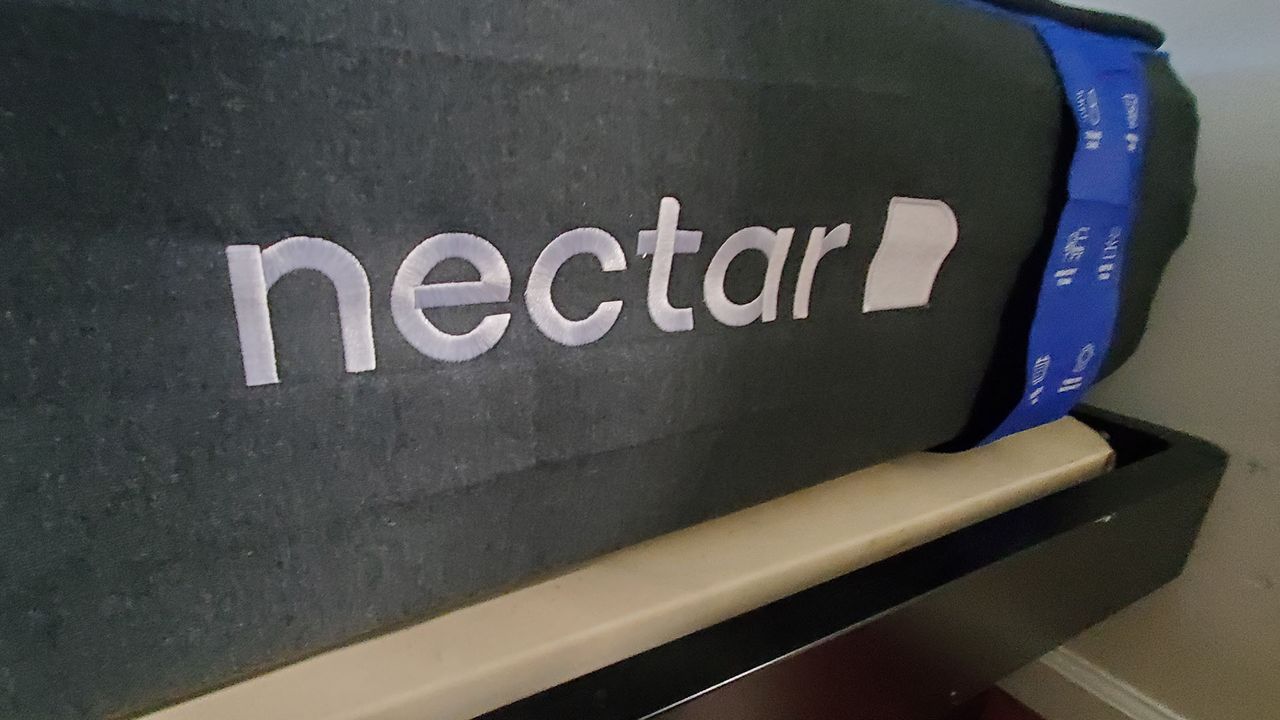 Nectar mattress expanding on bed frame