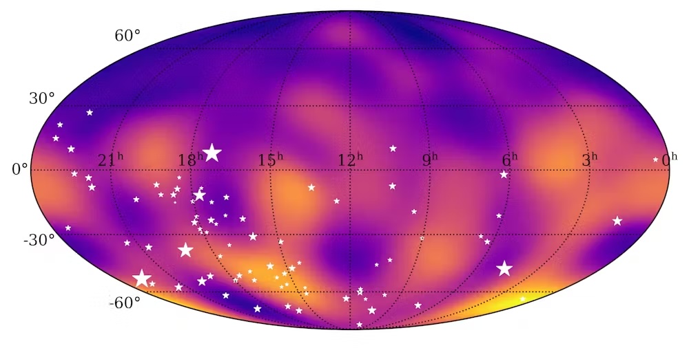 O hartă a undelor gravitaționale