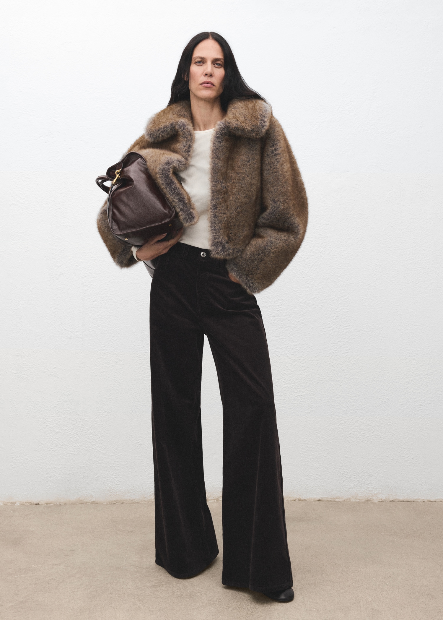 Wide-Leg Corduroy Jeans - Women | Mango United Kingdom