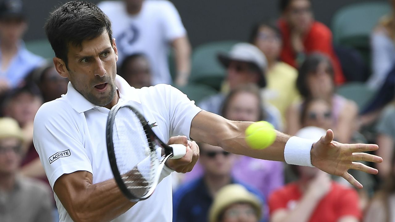 Novak Djokovic at Wimbledon