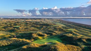 Royal St George's pictured from above