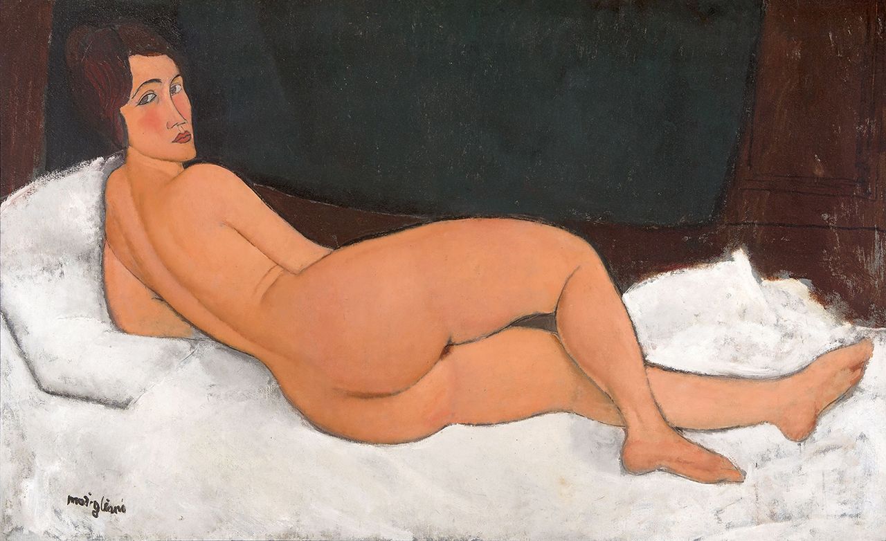 Modigliani, Nude, 1917