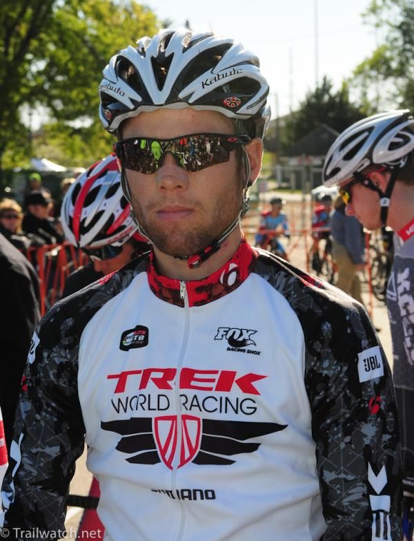 World silver medalist in mountain biking, Lukas Fl&uuml;ckiger (Trek World Team)