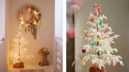White Anthropologie tree