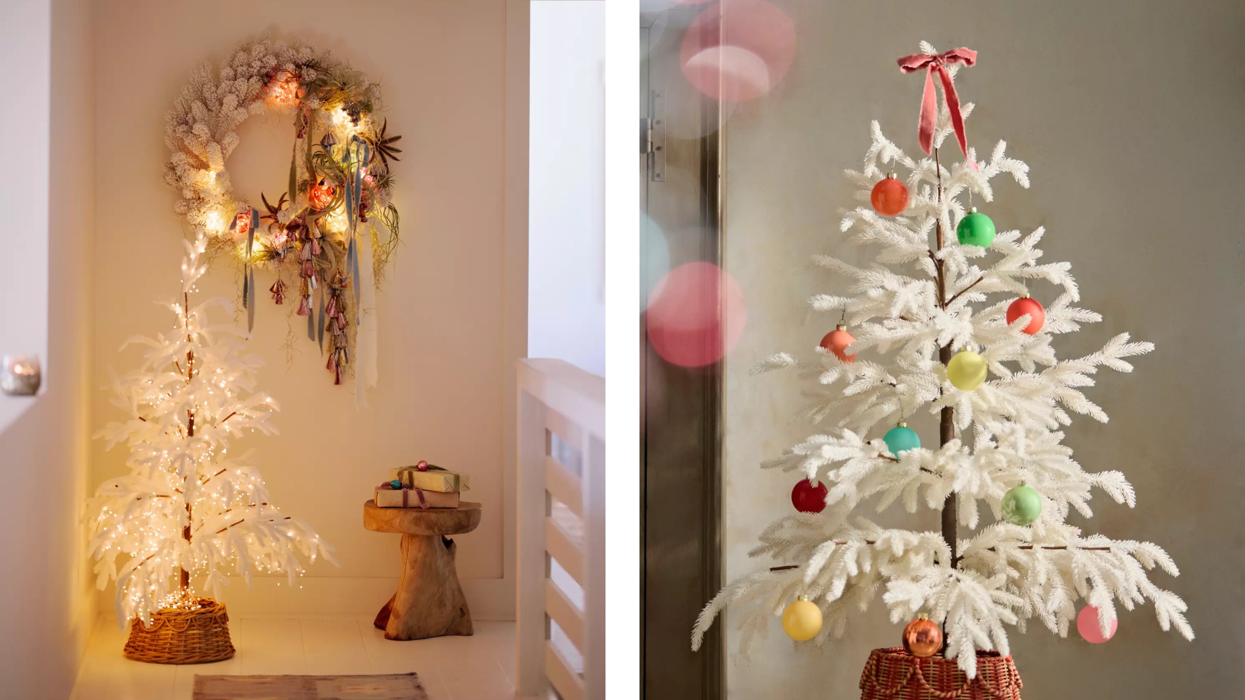 White Anthropologie tree