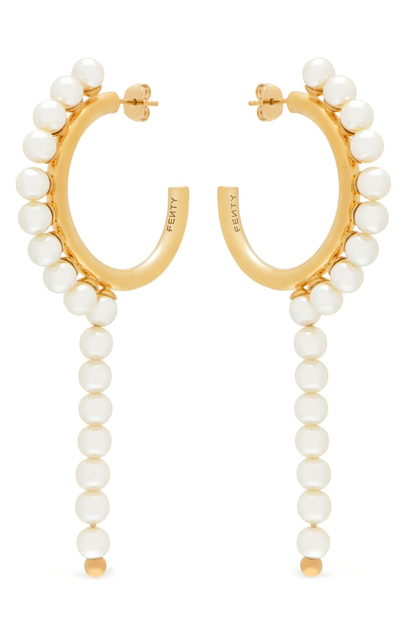 Fenty - Pearl Drop Hoops