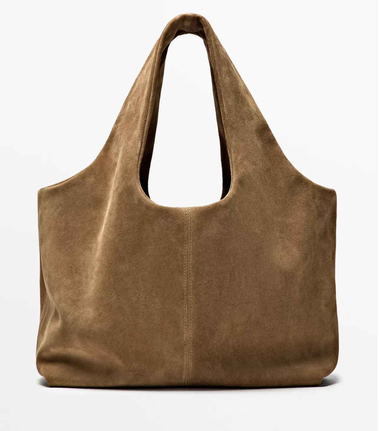 Massimo Dutti, Medium Split Leather Shopper Bag
