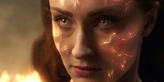 Sophie Turner intense Jean Grey X-Men Dark Phoenix