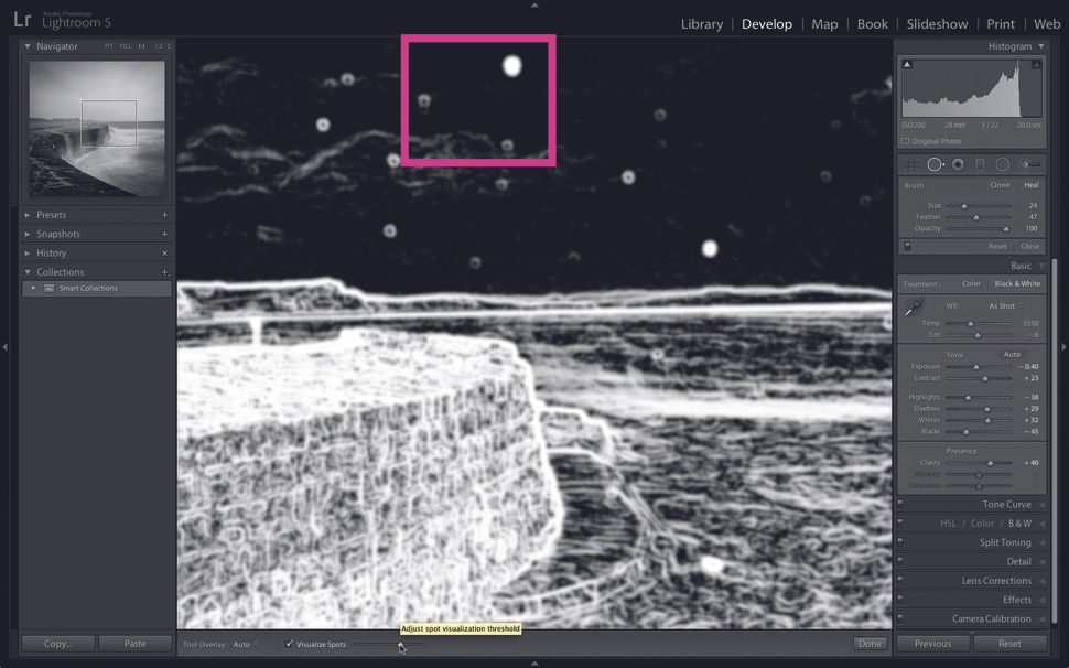 How to remove dust spots using Lightroom’s Spot Removal tool Digital