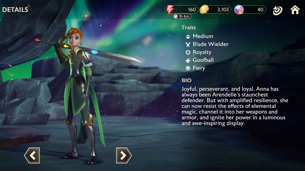 Detailed information on Princess Anna