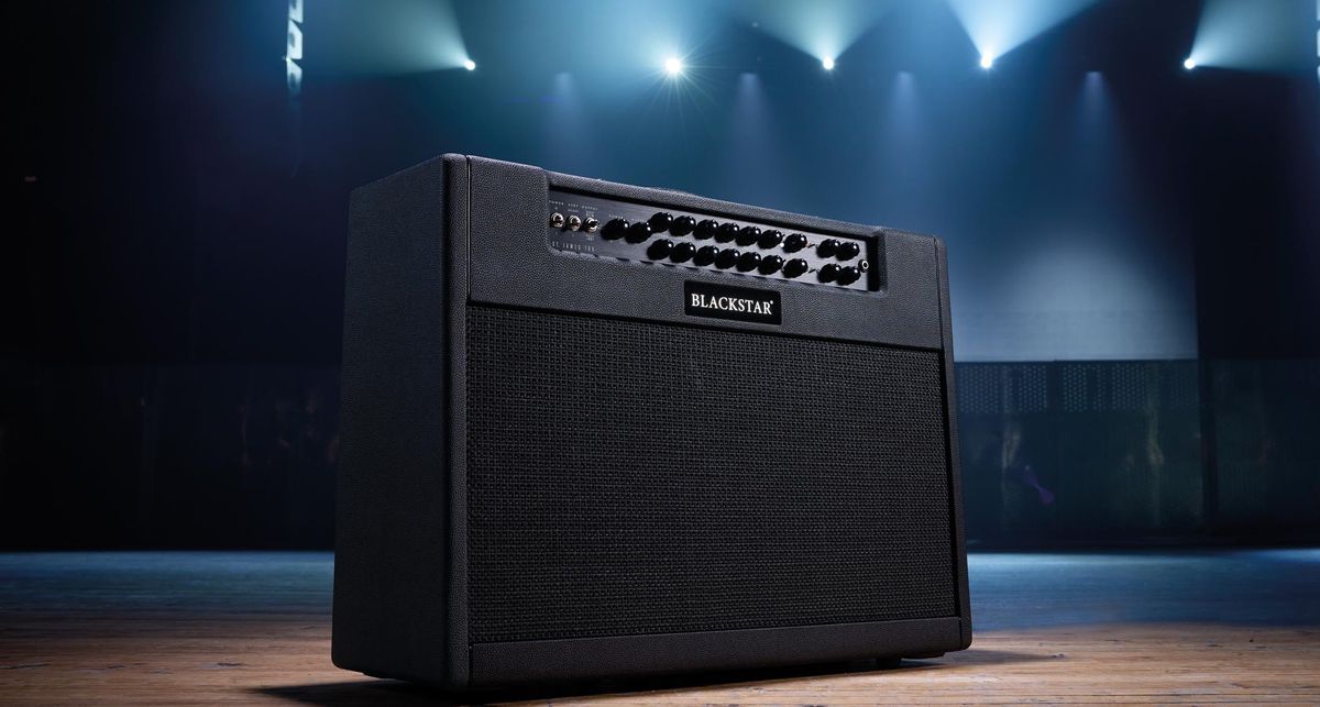 Blackstar St James 100: the British brand's new flagship tube amplifier is available as a head and matching cabinet or as a 2x12 combo.