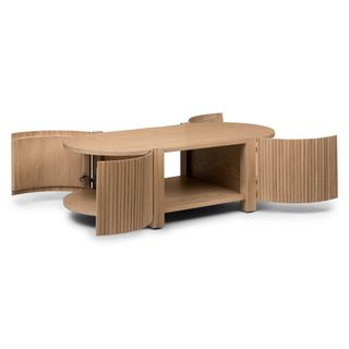 Fortra White Oak Storage Coffee Table