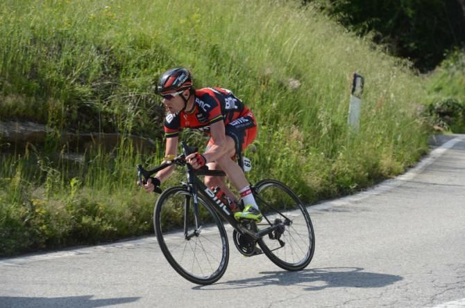 Cadel Evans (BMC) during Stage 16 of the Giro d'Italia