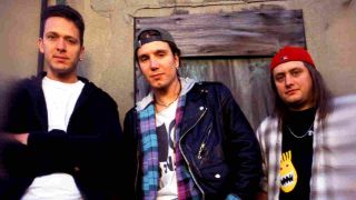 Goo Goo Dolls posing for a photograph in the mid-1990s