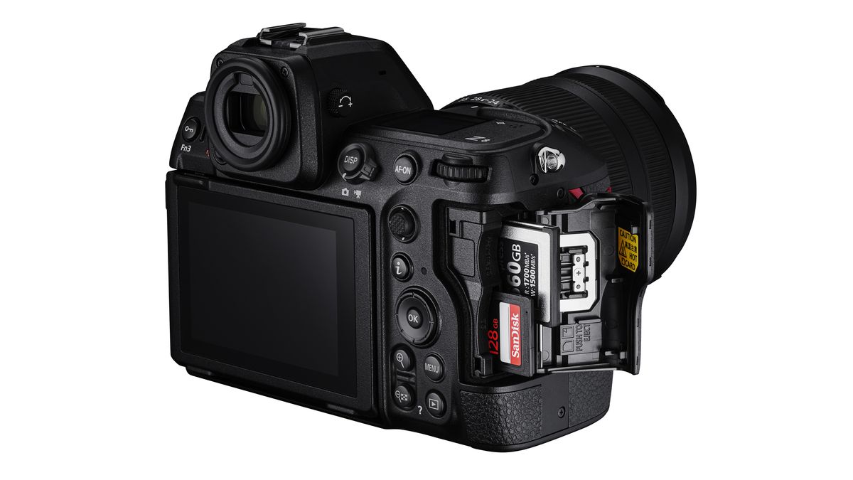 Nikon Z8 against a white background
