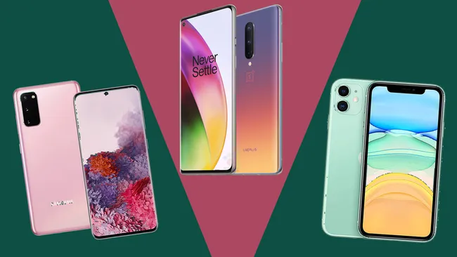 OnePlus-8-vs-Samsung-Galaxy-S20-vs-iPhone-11:-we-evaluate-the-new-OnePlus-phone Samsung-OnePlus-Apple