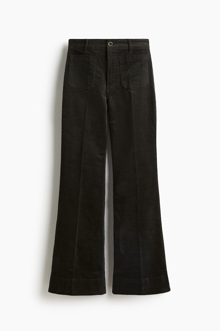 Flared Corduroy Pants