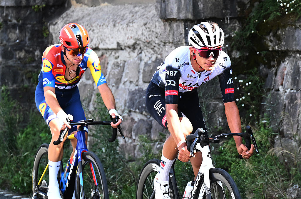 Isaac del Toro and Giulio Ciccone
