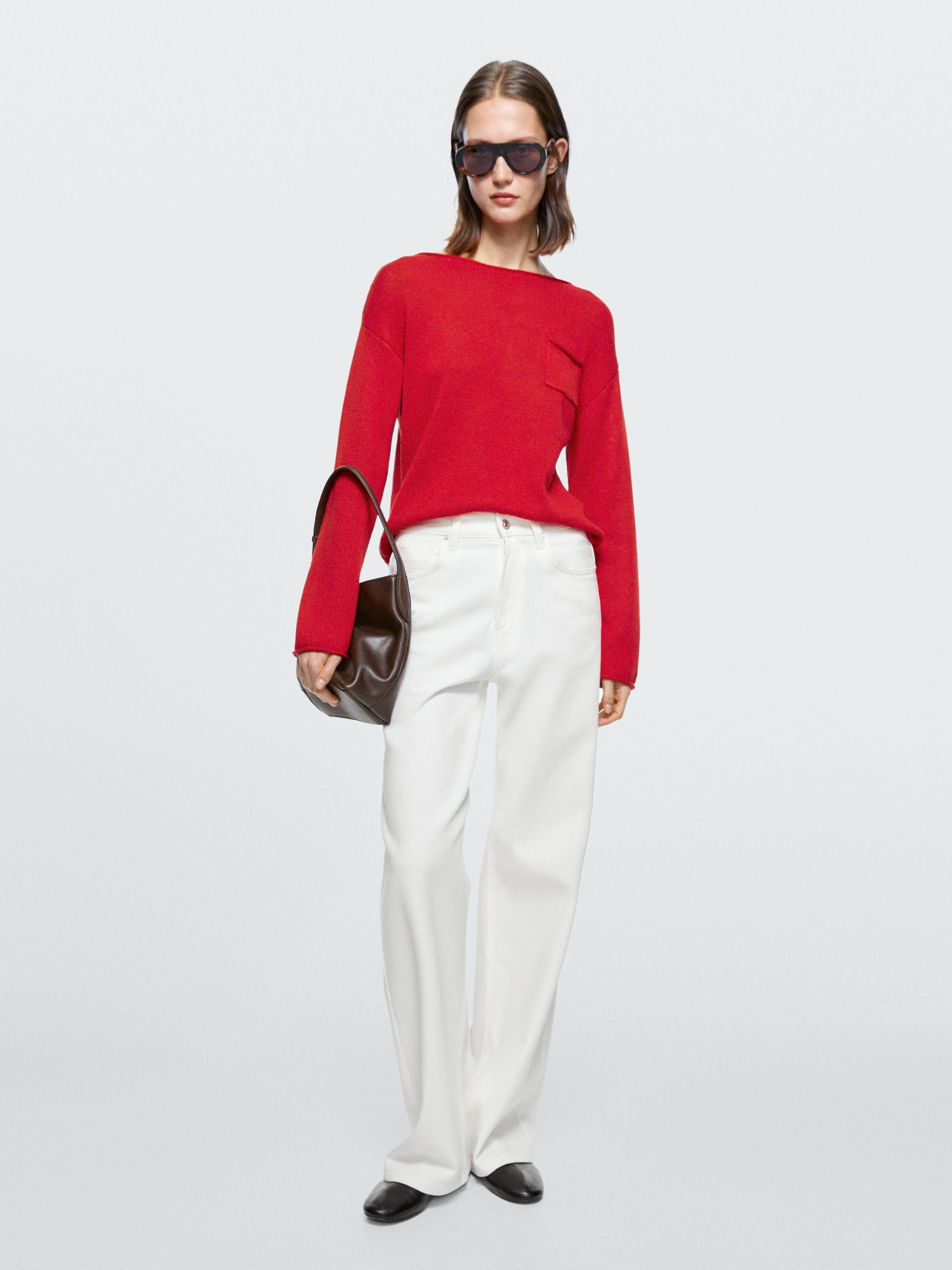 Massimo Dutti, High-Waist Wide-Leg Jeans