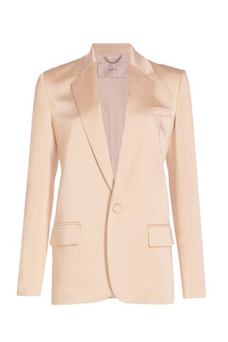 A.L.C. Axel Single-Breasted Satin Jacket