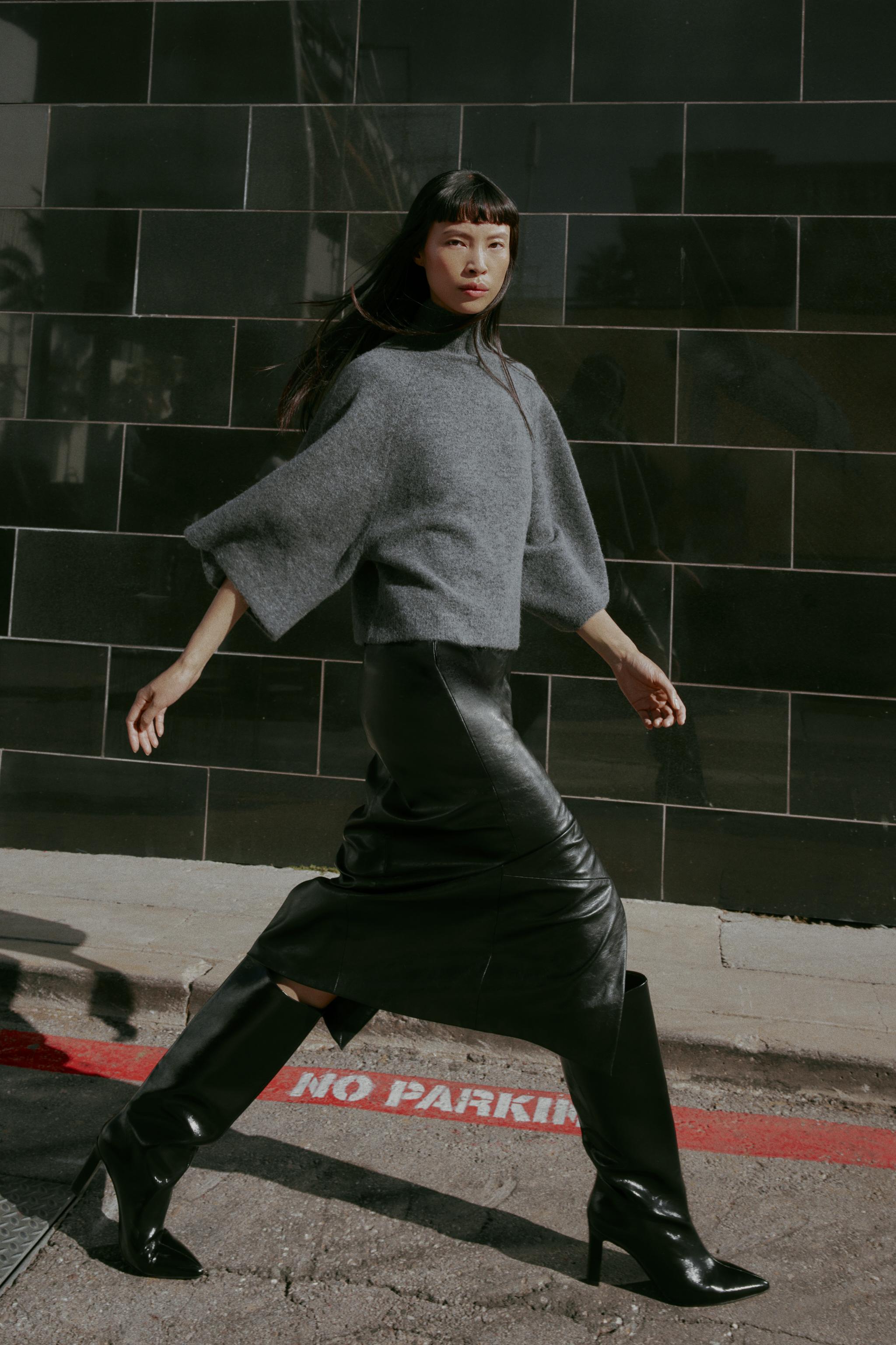 Knit Wide Sleeve Jumper