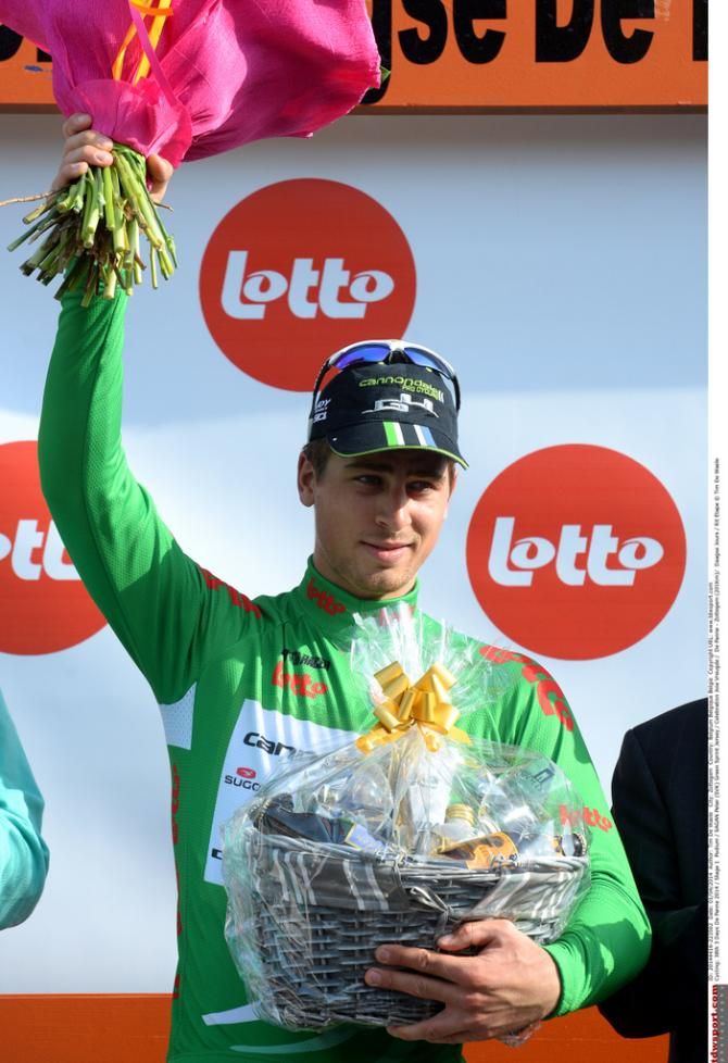 Peter Sagan (Cannondale) in the green jersey