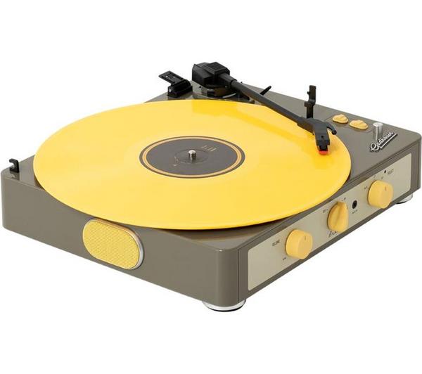 Gadhouse Brad Retro Mkii Belt Drive Bluetooth Turntable - Grey