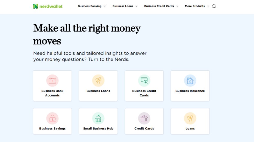 Website screenshot of NerdWallet (January, 2026)