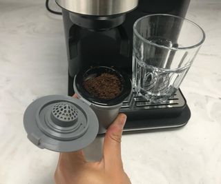Cuisinart Grind & Brew coffee grounds