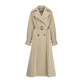 Alexander McQueen A-line pleated trench coat
