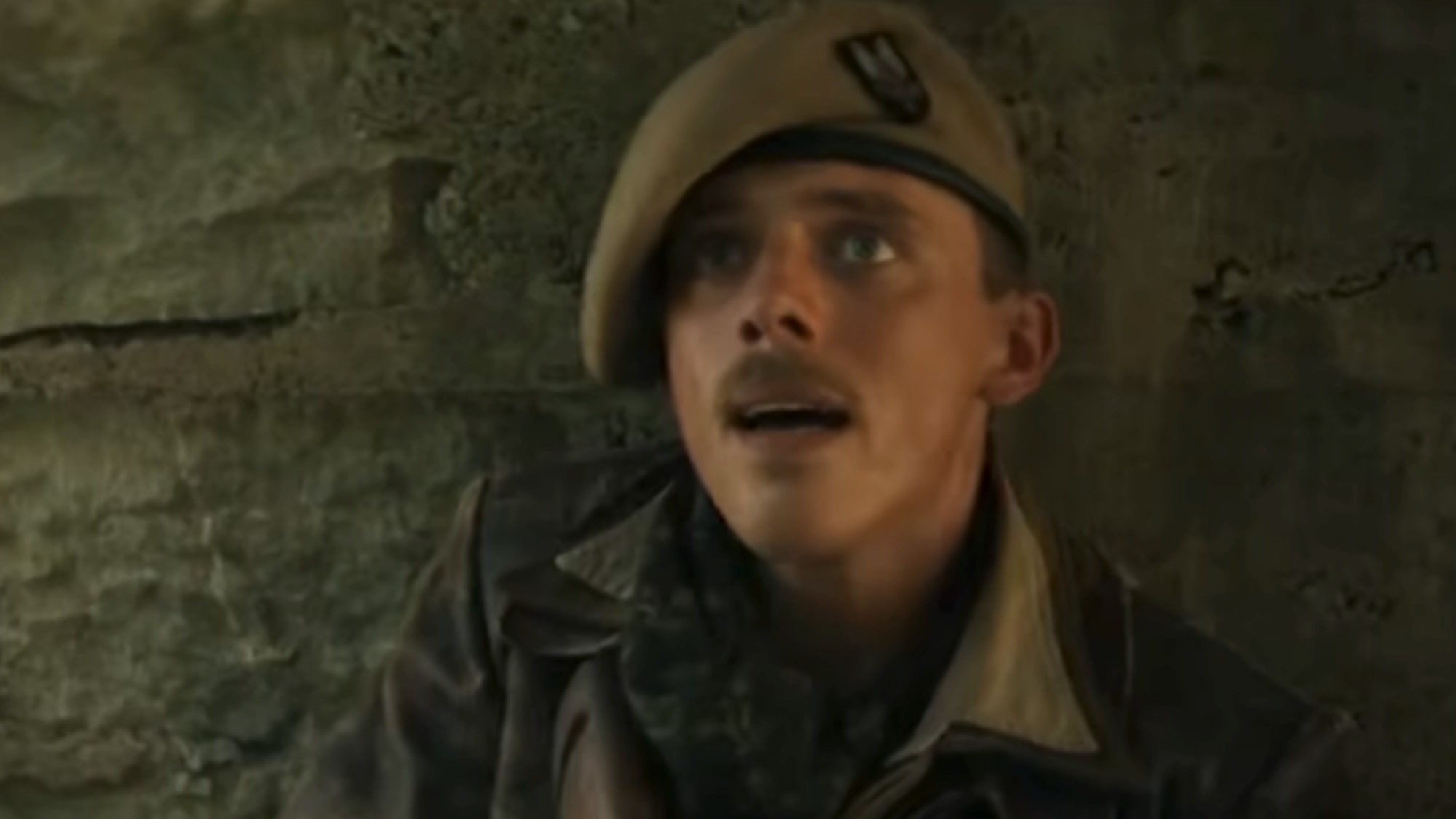Jack Barton in an SAS uniform in Rogue Heroes