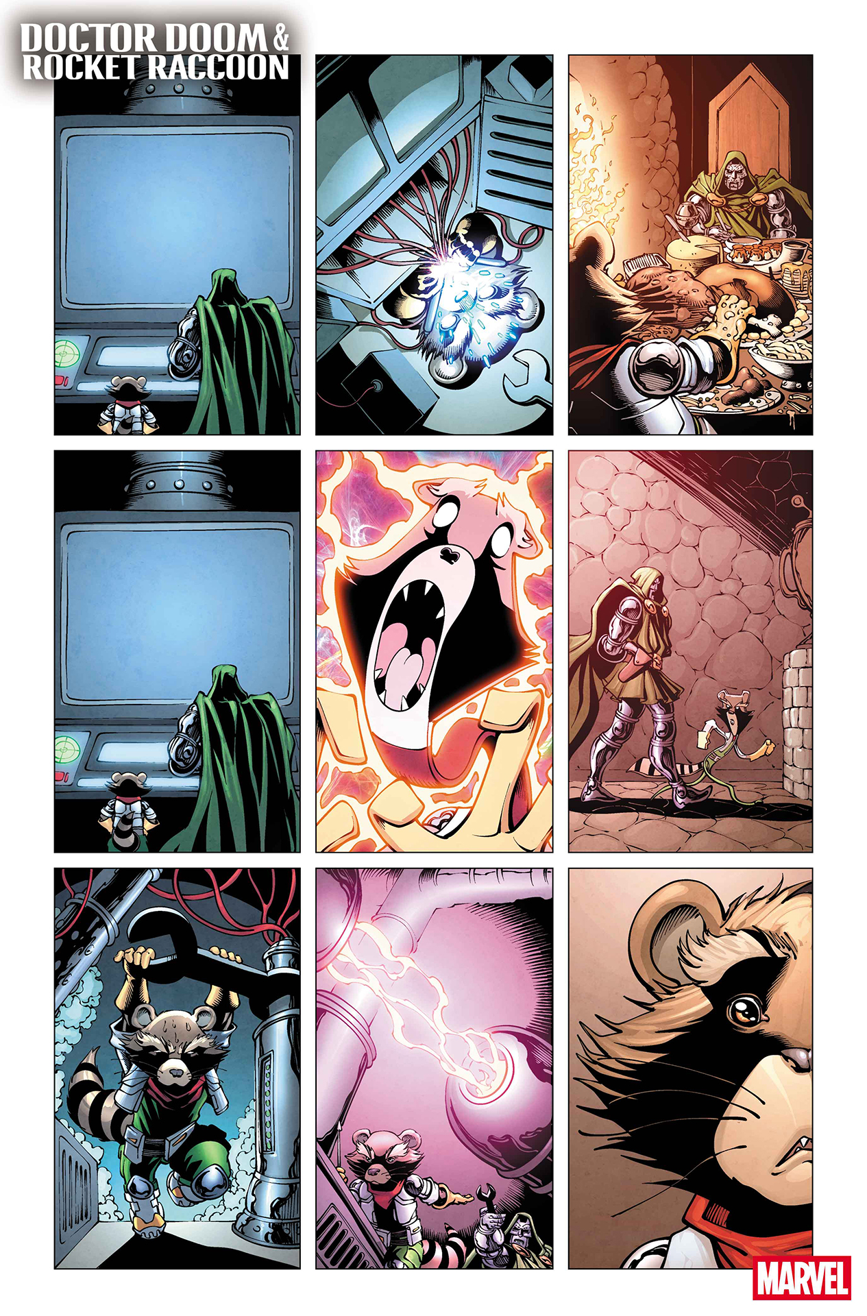 Doctor Doom and Rocket Raccoon #1 page