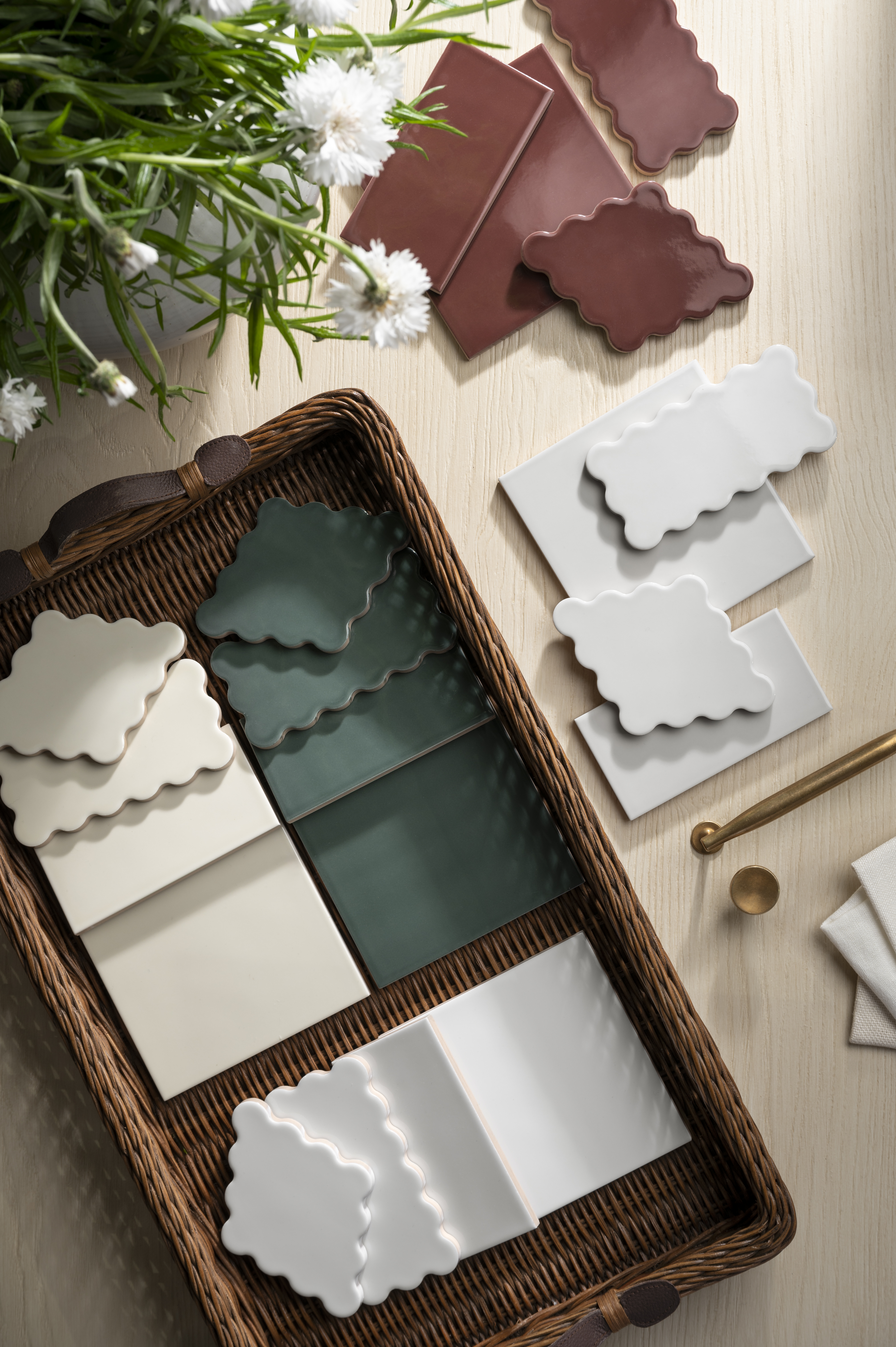 Tile swatches